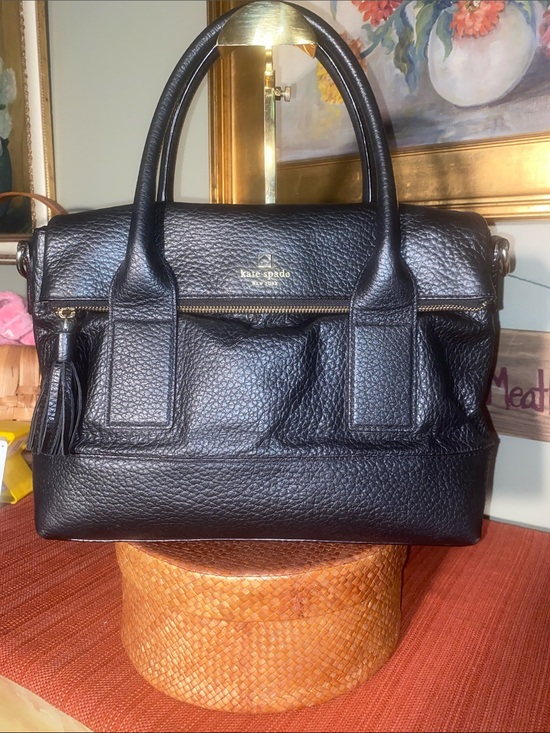 kate spade Handbags - Kate Spade Southport Avenue Carmen Black Pebbled Leather Satchel